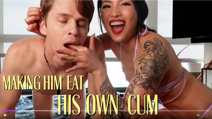 MxTomie: Making Him Eat His Own Cum