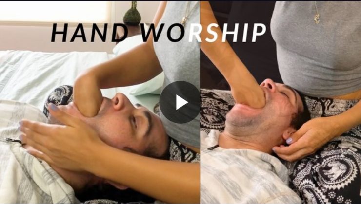 Mistress Enola Fetish: Enola Fisher, Josip – ENOLA’S FACE THERAPY – BREATHPLAY AND WORSHIP hand, tongue and face manipulating FullHD